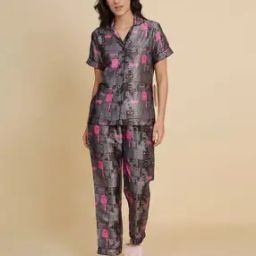 Printed Shirt with Pyjamas-image-44