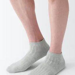 Men Right Angle Ribbed Short Socks-image-88