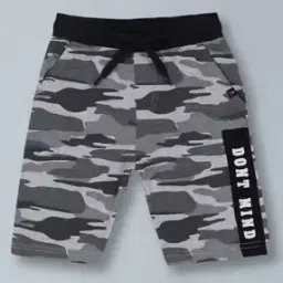 Camouflage Printed Shorts with Drawstring Waist-picture-43