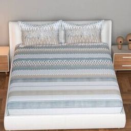 florida TC 200 Printed King Size Bedsheet Set with 2 Pillow Covers-picture-31