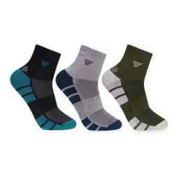 Men Pack of 3 Knitted Ankle-Length Socks-picture-4