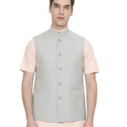 Nehru Jacket with Welt Pockets-image-18