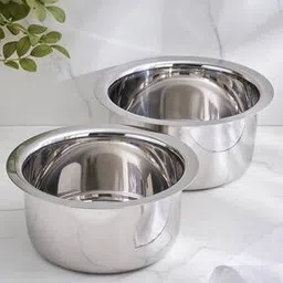 Set of 2 Stainless Steel Pots-34