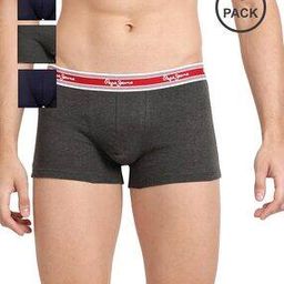 Pack of 4 Cotton Trunks with Elasticated Waist-image-76