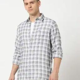 Men Checked Regular Fit Shirt-image-29