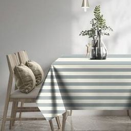 Striped Rectangular Shaped Table Cloth -image-19