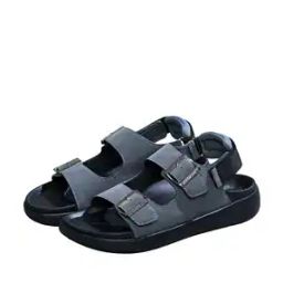 Men Double-Strap Sandals with Velcro Fastening-41