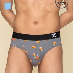 Pack of 2 Printed Briefs with Elasticated Waistband-picture-24
