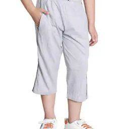 Heathered 3/4th Shorts with Drawstring Waist-image-21