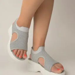 Open-Toe Platform with Braided Strap-2