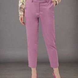marks & spencer Cotton Mix Slim Fit Cropped Trousers-picture-26