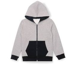 Colourblock Zip-Front Hooded Sweatshirt-picture-28