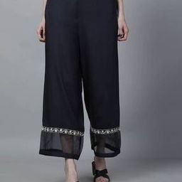 Women Embroidered Palazzos-image-36
