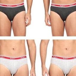 Pack of 4 Briefs with Elasticated Waist-image-26