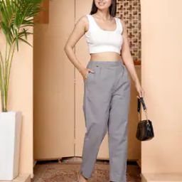 Women Cotton Relaxed Fit  Pants-image-62