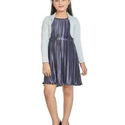 Solid Fit and Flare Dress-image-71