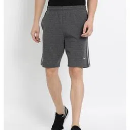 crocodile Heathered Shorts with Contast Stripes-picture-25