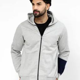 Men Regular Fit Hooded Sweatshirt-picture-19