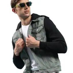 Bomber Jacket with Button-Closure-image-22
