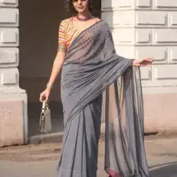 Women Pure Mul Cotton Traditional Saree  -image-13