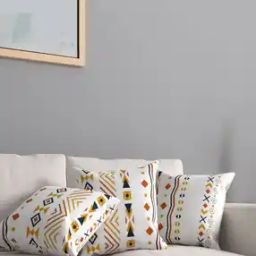 Set of 5 Graphic Print Cushion Covers-3