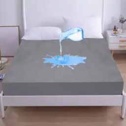 Terry cotton Ultra soft Breathable Waterproof King Bed Mattress protector Cover with Elastic 78 X 72 Inch (King Bed)-image-39