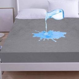 Terry cotton Ultra soft Breathable Waterproof King Size Bed Mattress protector Cover with Elastic 72 X 84 Inch (King Size)-image-71