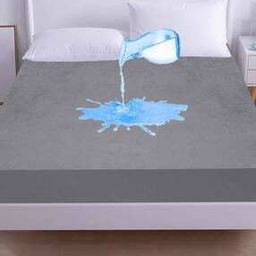 Terry cotton Ultra soft Breathable Waterproof Single Bed Mattress protector Cover with Elastic 75 X 36 Inch (Single Bed)-image-122