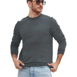 Crew-Neck T-Shirt with Full Sleeves-image-18