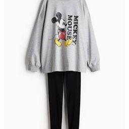 Cartoon Printed Loungewear Set-image-36