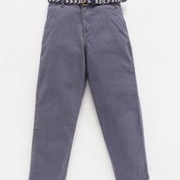 Boys Regular Fit Cotton Pants-17