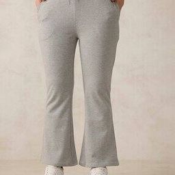 Women Flared Track Pants with Insert Pockets-image-2