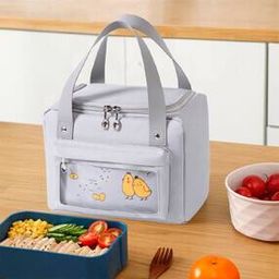 Insulated Lunch Bag with Zip Closure-13