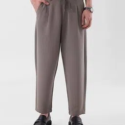 snitch  Men Mid Rise Relaxed Fit Trousers-picture-19