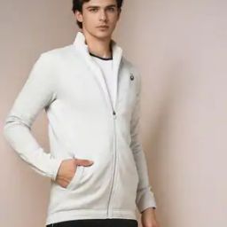 Zip-Front Bomber Jacket with Slip Pockets-picture-13