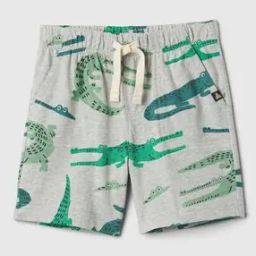 Regular Fit Printed Shorts with Elasticated waist-24