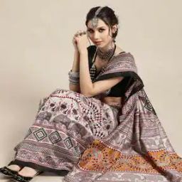 Tribal Print Saree-image-43