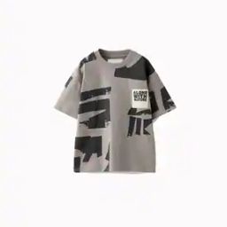Boys Typographic Print Loose Fit T-Shirt-image-70