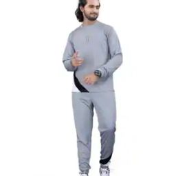 Men Colour-Block T-Shirt & Pants Set-picture-53