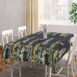 Leaf Print TC Cotton Blend 6 Seater Table Cover-image-17