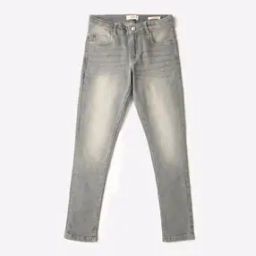 Girls Mid-Wash Slim Fit Jeans-image-73