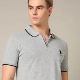 Slim Fit Cotton Polo T-Shirt-image-6