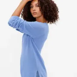 Round-Neck Knitted Pullover-image-79