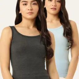 Pack of 2 Cotton Camisoles-image-27
