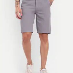 Men Washed Slim Fit Shorts-picture-10