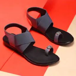 Women Slip-on Sandals with Fabric Upper-33