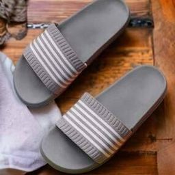 Striped Slip-On Slides-43