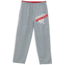 Boys Typographic Print Track Pants with Elasticated Waistband-38