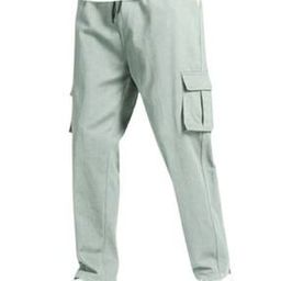 poshax Men Relaxed Fit Flat-Front Cargo Pants-picture-34