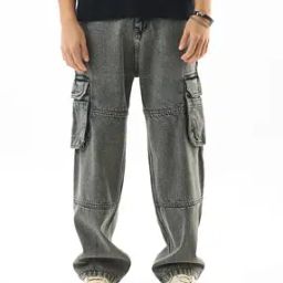 Men Relaxed Fit Cargo Pants-picture-17